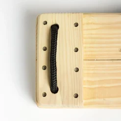 DICE Trægynge 44 x 17,5 cm (sort reb)| Gynger