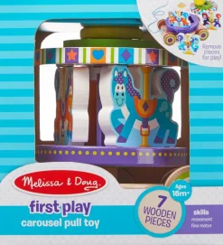 Melissa & Doug Trækkelegetøj - Karrusel| Tumlinge Legetøj