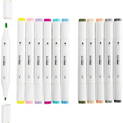 Creativ Company Twin Markers - Pastel, 12 stk| Voksenværk|Påske