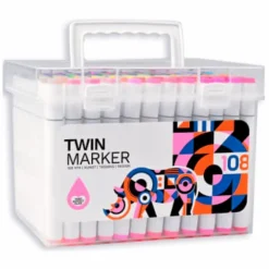 Twin Markers (vandbaserede), 108 stk| Tegne- & Malegrej
