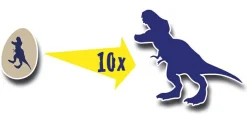 SES Creative Udklækningsæg - Dino| Påske|Dinosaur Legetøj