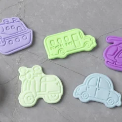 Creativ Company Udstiksforme m. prægning - Transport, 6 stk| Med I Køkkenet|Kreativ Leg