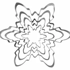 Creativ Company Udstiksforme - Snefnug, 4 stk| Med I Køkkenet|Jul