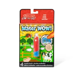 Melissa & Doug Water Wow, Mal med vand - Bondegård| Legetøj Til Ferien|Tegne- & Malegrej
