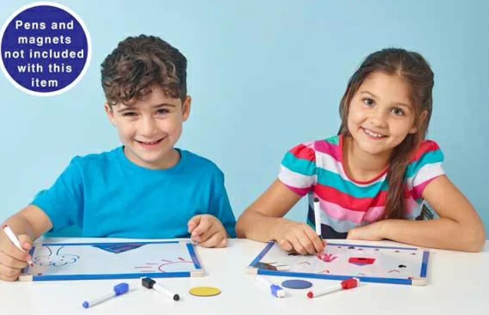 Brainstorm Whiteboard, magnetisk - 25 x 29,5 cm| Sprog & Leg|Skolesjov